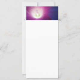 Tarjeta de rack con tonos púrpura