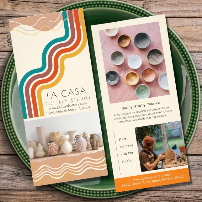 Tarjeta de rack de marketing creativo de banda de  (Subido por el creador)