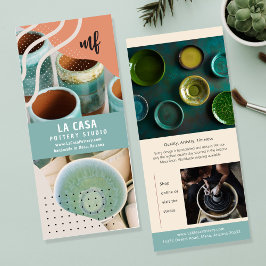 Tarjeta de rack de marketing creativo en tendencia