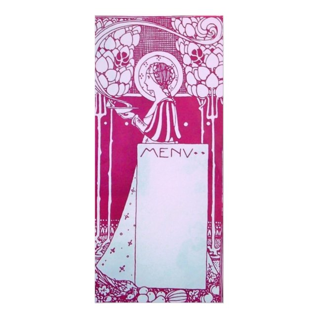 TARJETA DE RACK DE MENÚ RESTAURANTE (Frente)