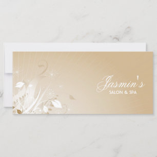 Tarjeta de rack floral grunge
