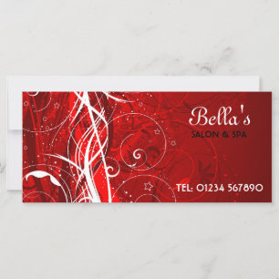 Tarjeta de rack floral grunge