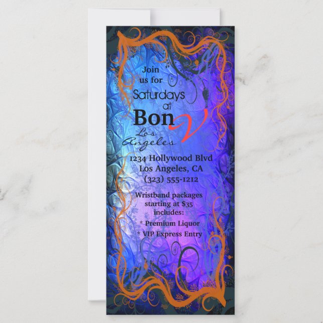 Tarjeta De Rack Para Eventos Especiales De Incendi (Anverso)