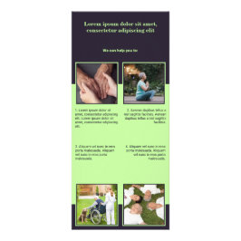 Tarjeta de rack Senior Home Care Services