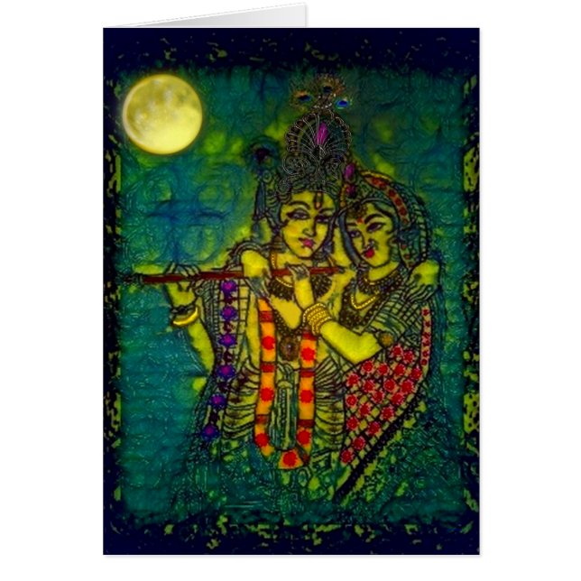 Tarjeta de Radha Krishna1 (Frente)