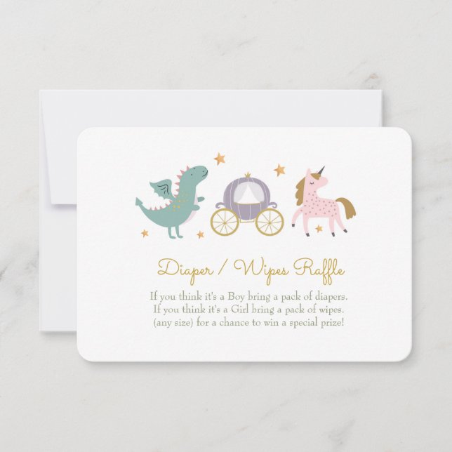 Tarjeta de Raffle de Raffé de Princesas de Fairyta (Anverso)