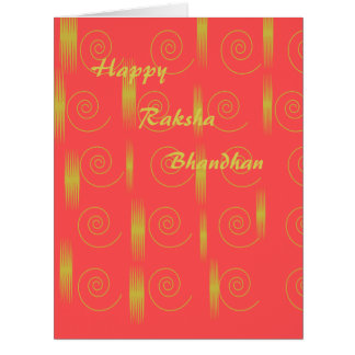 Tarjeta de Rakshabandhan