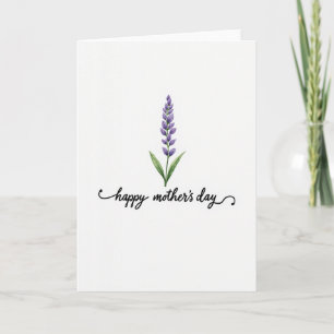 Tarjeta de ramita floral blanca