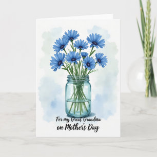 Tarjeta de ramo acuático del Día de las Madres