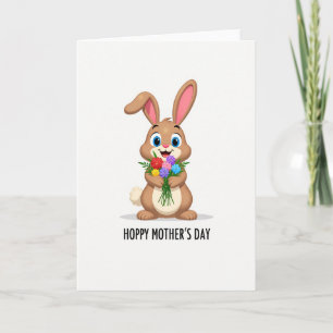 Tarjeta de ramo feliz mate