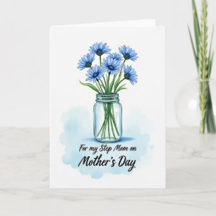 Tarjeta de ramo floral para mamá adorable