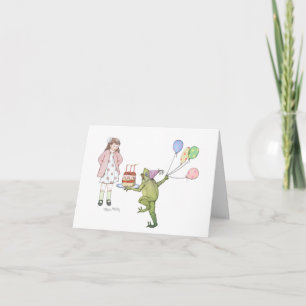 Tarjeta de Rana Feliz Cumpleaños