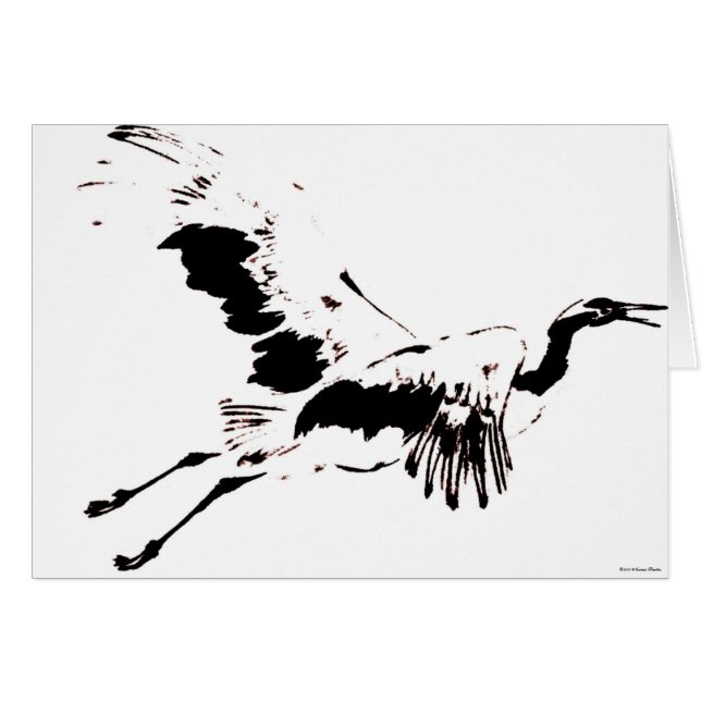 Tarjeta de rana voladora (Anverso (Horizontal))