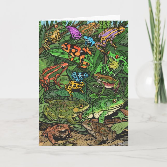 Tarjeta de ranas (Anverso)