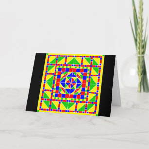 Tarjeta de Rangoli 2 Diwali de los colores