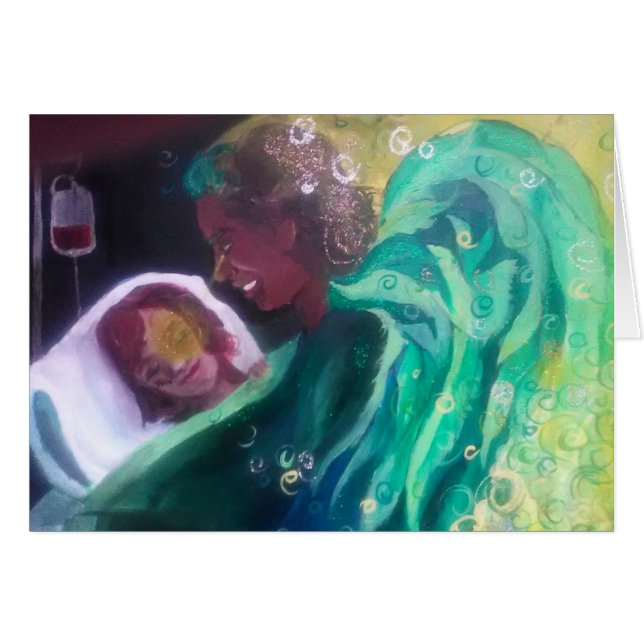 Tarjeta de Raphael del arcángel (Anverso (Horizontal))