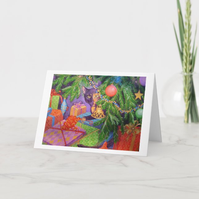 Tarjeta de ratón de Navidad (Anverso)