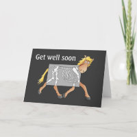 Tarjeta de rayos X para caballos, te pondrás bien