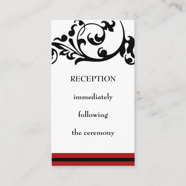 Tarjeta de recepción (Anverso)