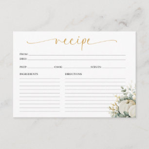 TARJETA DE RECEPCIÓN