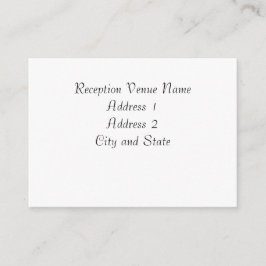 Tarjeta de recepción