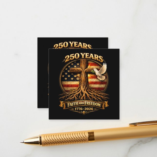 Tarjeta De Recepción 250º Aniversario (Anverso/Reverso In Situ)