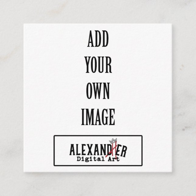 Tarjeta De Recepción 2.5x2.5" Etiqueta o (Anverso)