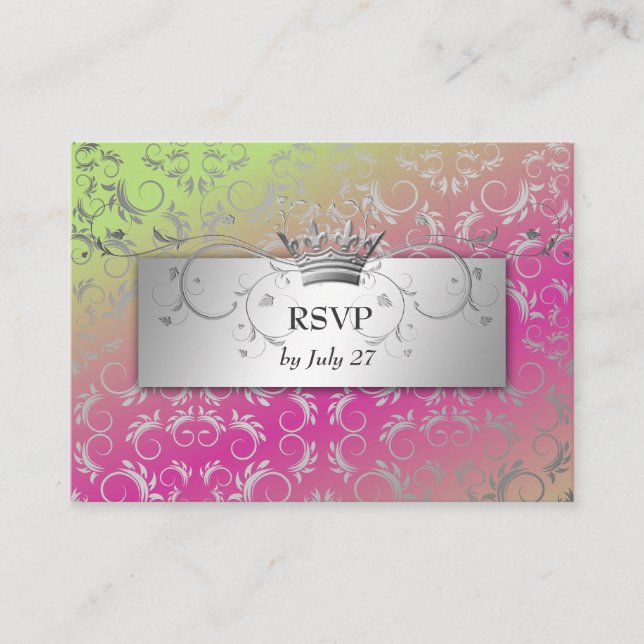 Tarjeta De Recepción 311-plata divina | Strawberry Lime (Anverso)