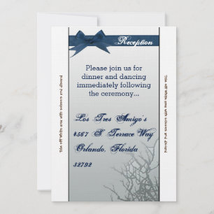 Tarjeta de recepción 3.5x7 Espejo Crackeado de Cri