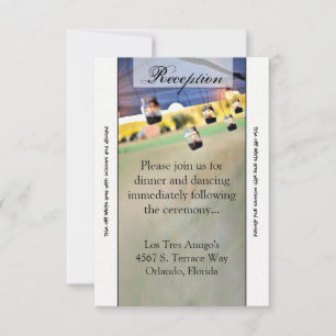 Tarjeta de recepción 3.5x7 Mason Jar Candle Holder