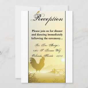 Tarjeta de recepción 3.5x7 Sunny Morning Farm Coun