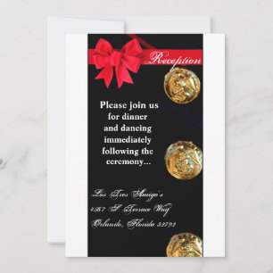 Tarjeta de recepción 3.5x7 Uniforme de azul marino