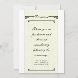 Tarjeta de recepción 3.5x7 Vintage Casino Love