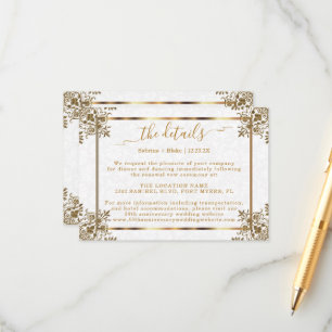 Tarjeta De Recepción 50.º Aniversario