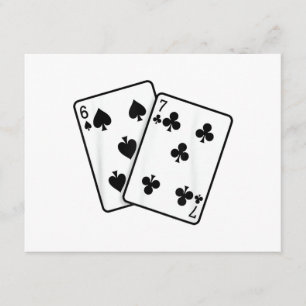 Tarjeta De Recepción 67 Cartas de Juego Meme Divertido Seis Siete