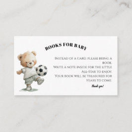 Tarjeta De Recepción A Little All-star Baby Shower Books For Baby