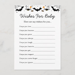 Tarjeta De Recepción A Little Boo Is Almost Due Halloween Baby Shower