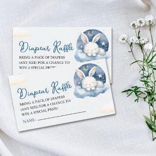 Tarjeta De Recepción a Little Bunny is on the way Baby Shower Boy