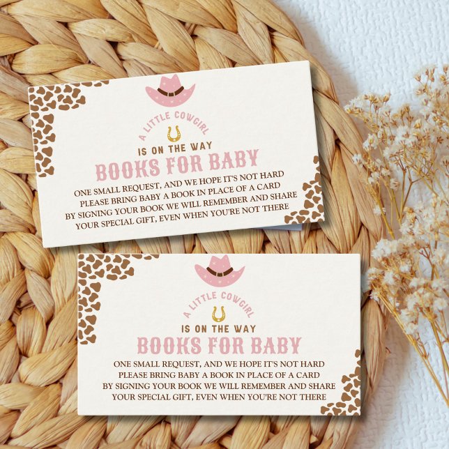 Tarjeta De Recepción A Little Cowgirl Is on The Way Cute Baby Shower (Subido por el creador)