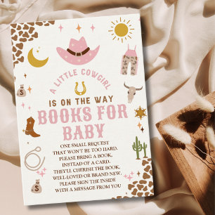 Tarjeta De Recepción A Little Cowgirl Is on The Way Cute Baby Shower