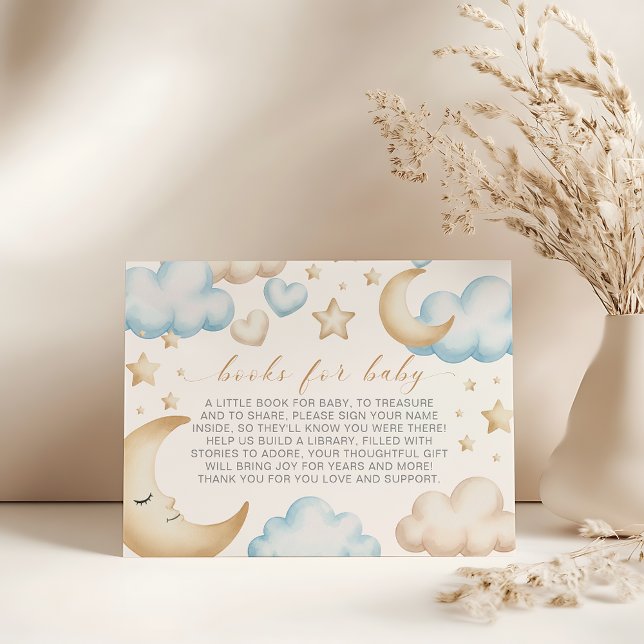 Tarjeta De Recepción A little piece of heaven baby shower book request (a piece of heaven baby shower books for baby card)