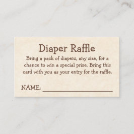 Tarjeta De Recepción A New Chapter Begins - Diaper Raffle