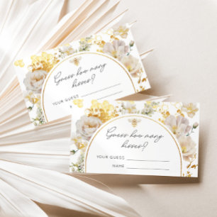 Tarjeta De Recepción Abe adivina cuántos besos juego de novias