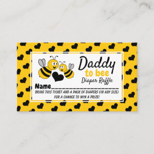 Tarjeta De Recepción Abeja de miel, billete de papel Baby Shower