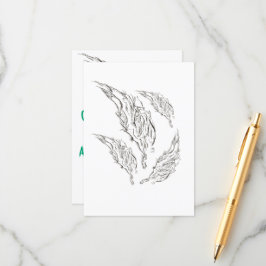 Tarjeta De Recepción abstracto