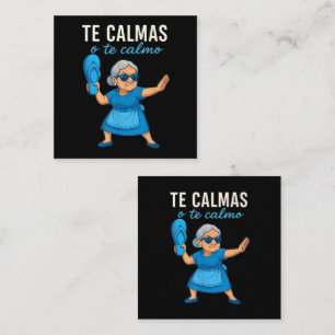 Tarjeta De Recepción Abuela mexicana divertida en español