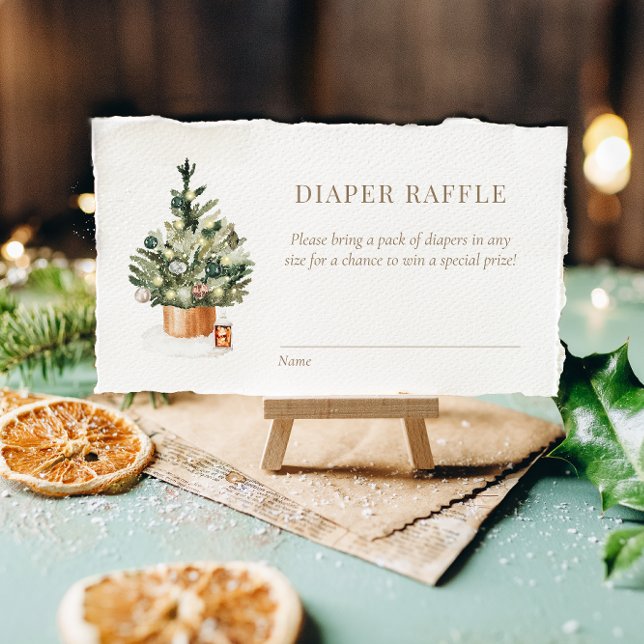 Tarjeta De Recepción Acogedores Navidades de invierno Baby Diaper Raffl (Subido por el creador)
