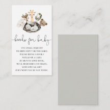 Acuarela Animales Faux libros de oro modernos para