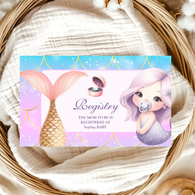 Tarjeta De Recepción Acuarela Bajo El Mar Pequeño Registro De Perlas (Subido por el creador)