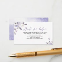 Acuarela Elegante flores de lila libro de ducha be